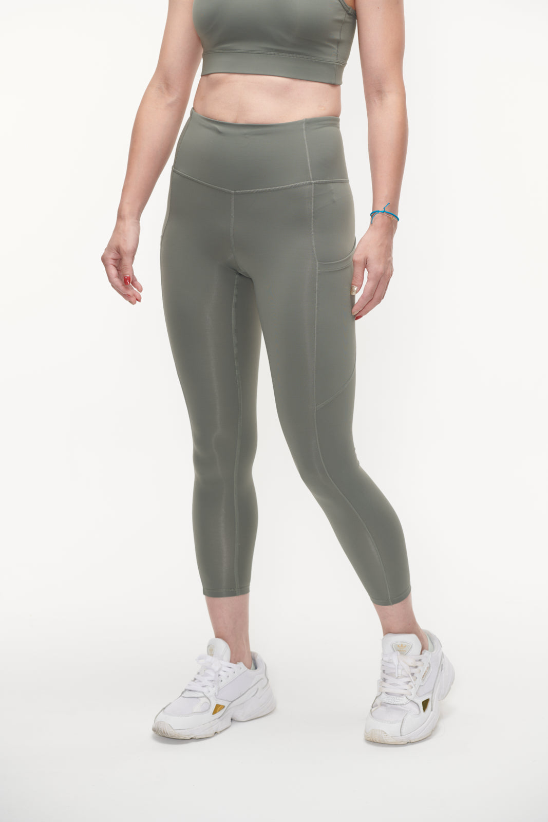 Active Energy Pocket Legging Green Olive